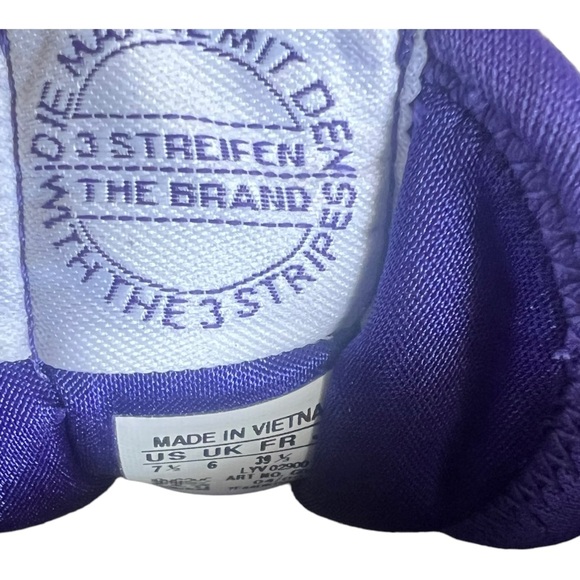 adidas originals Women’s Purple Honey Mid Velvet Shoes Rare Pair 🔥size 7.5 - Picture 7 of 10